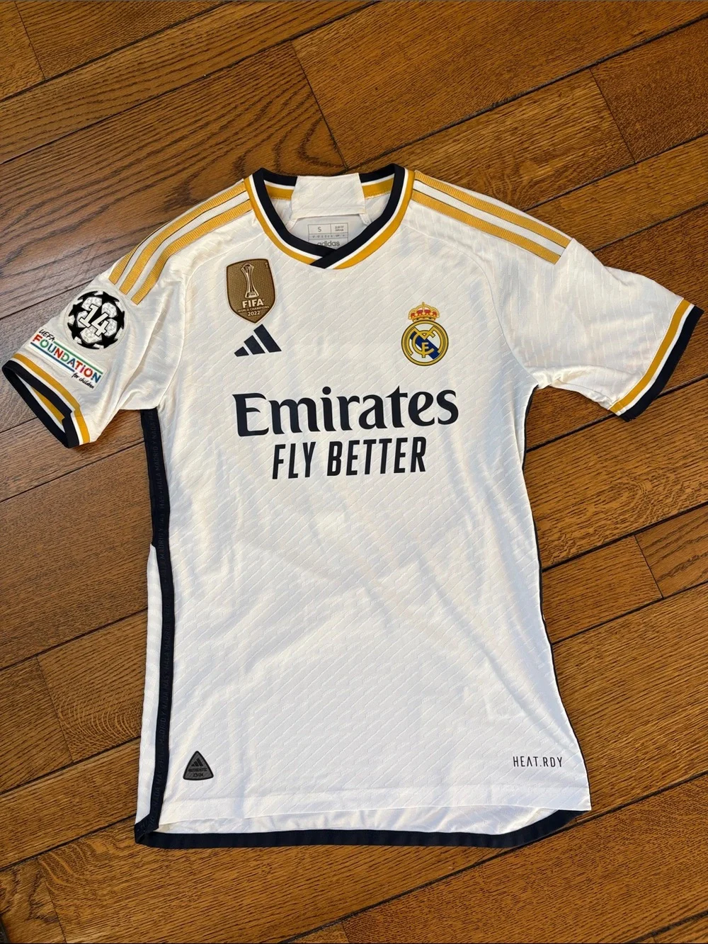 2023 Real Madrid Vini 7 Men's Home Soccer Kit